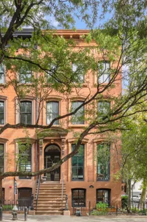 a front view of a building