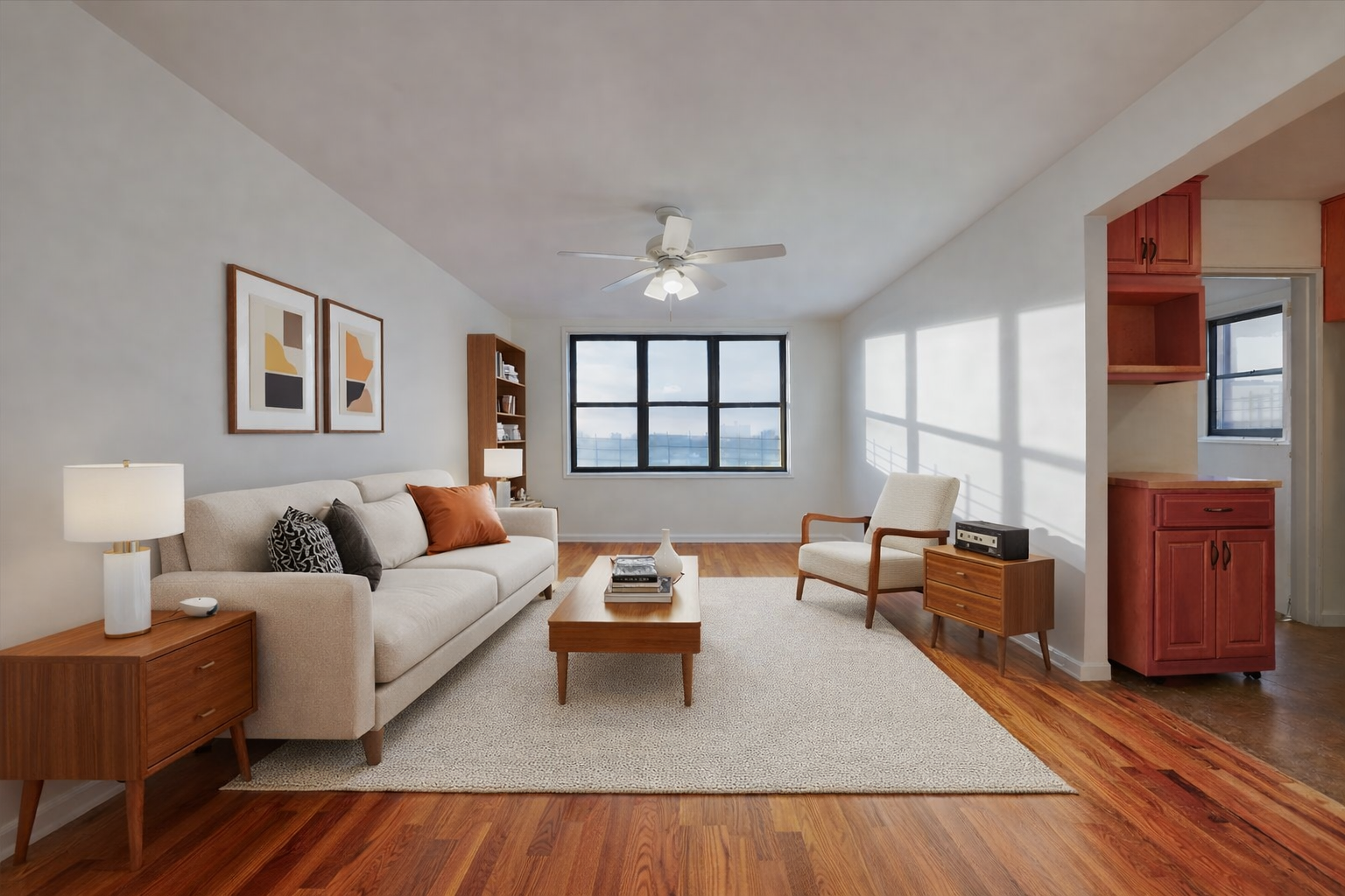 1270 East 51st Street, Unit 6X Brooklyn, NY 11234 - Photo 2 of 17 a living room with furniture and a window