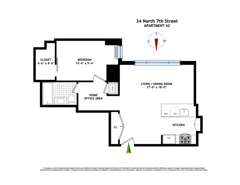 34 North 7th Street, Unit 6Z Brooklyn, NY 11249 - Photo 13 of 13 Gallery Image 13