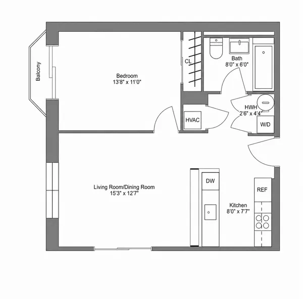 $3,800 | 627 Dekalb Avenue, Unit 4A | Bedford-Stuyvesant