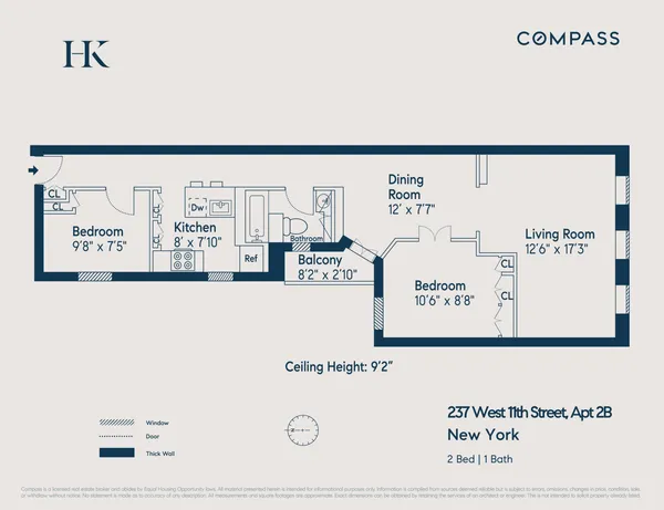 $1,750,000 | 237 West 11th Street, Unit 2B | West Village