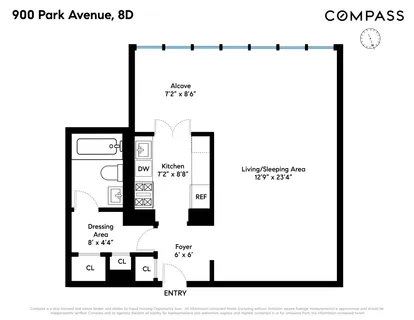 $1,125,000 | 900 Park Avenue, Unit 8D | Upper East Side