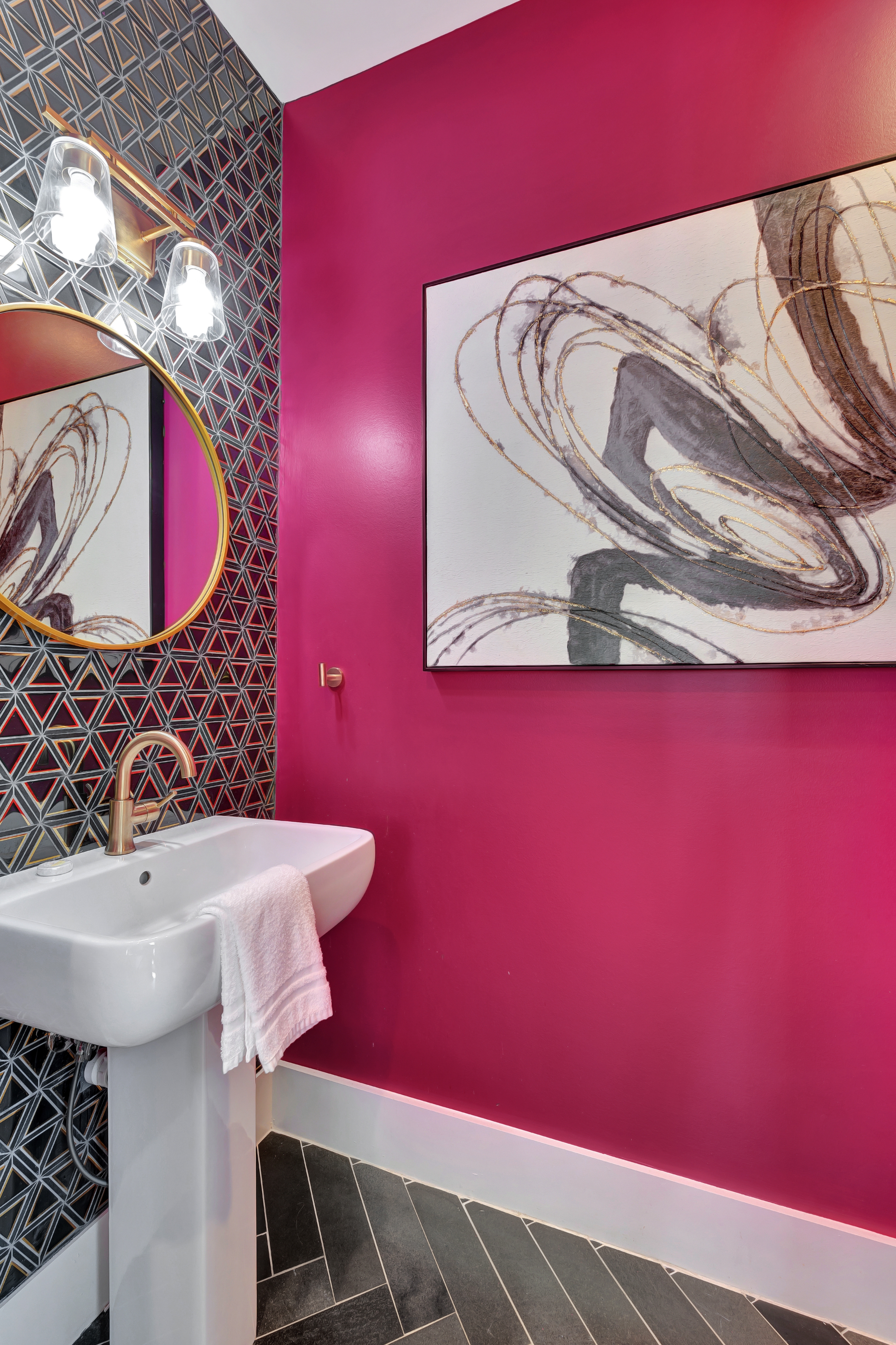 1203 Brick Church Pike Nashville, TN 37207 - Photo 14 of 44 a bathroom with a sink and mirror