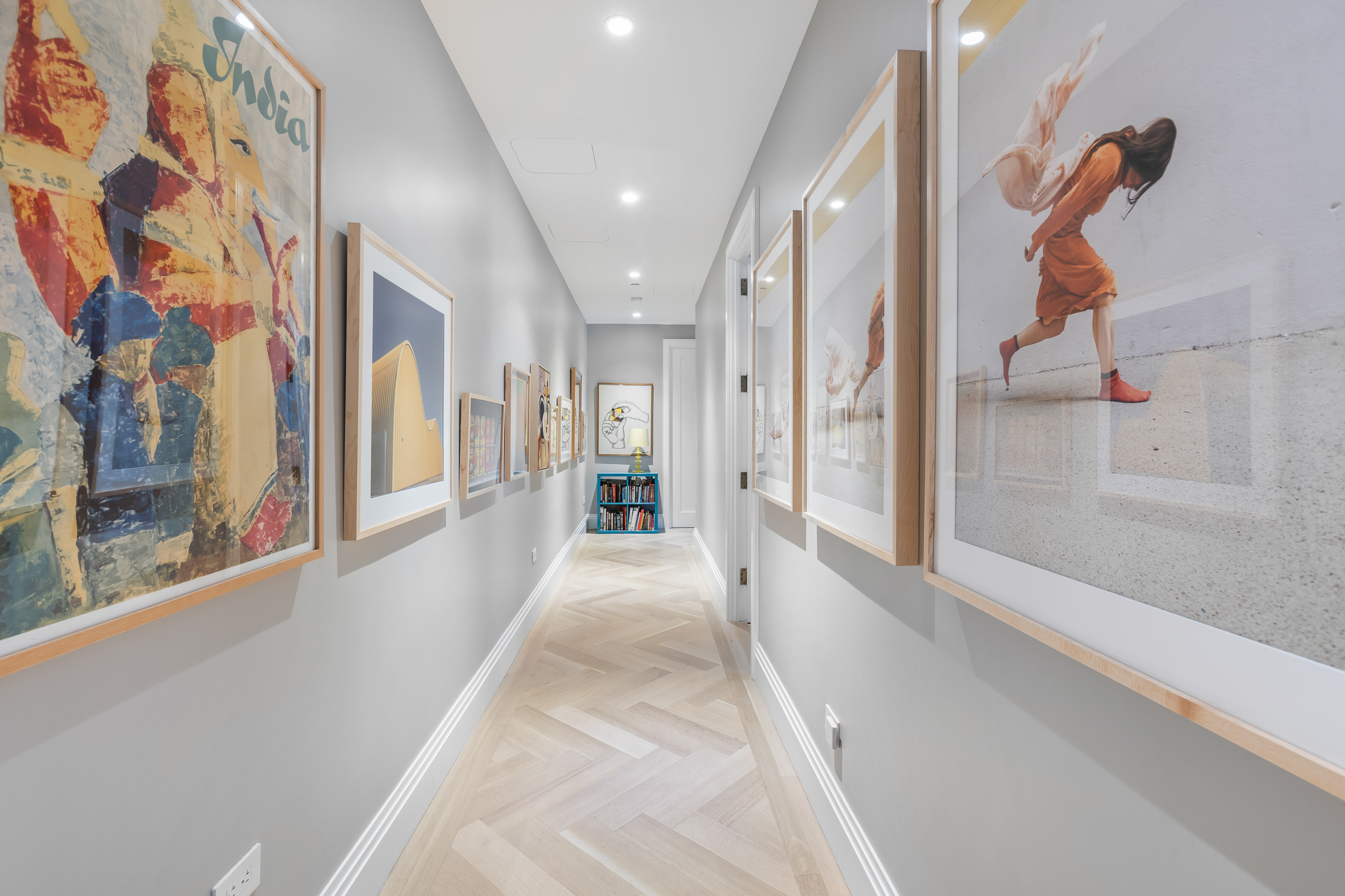 100 Barclay Street, Unit 17A Manhattan, NY 10007 - Photo 6 of 24 a view of a hallway with windows