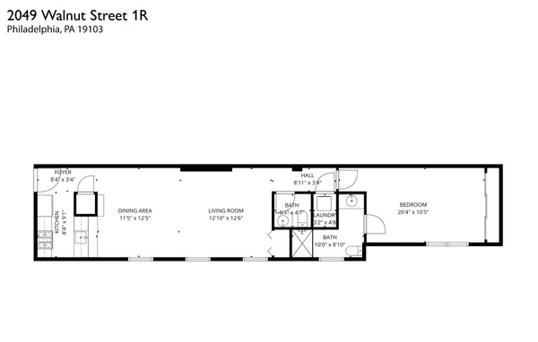 $425,000 | 2049 Walnut Street, Unit 1R, Philadelphia, PA 19103