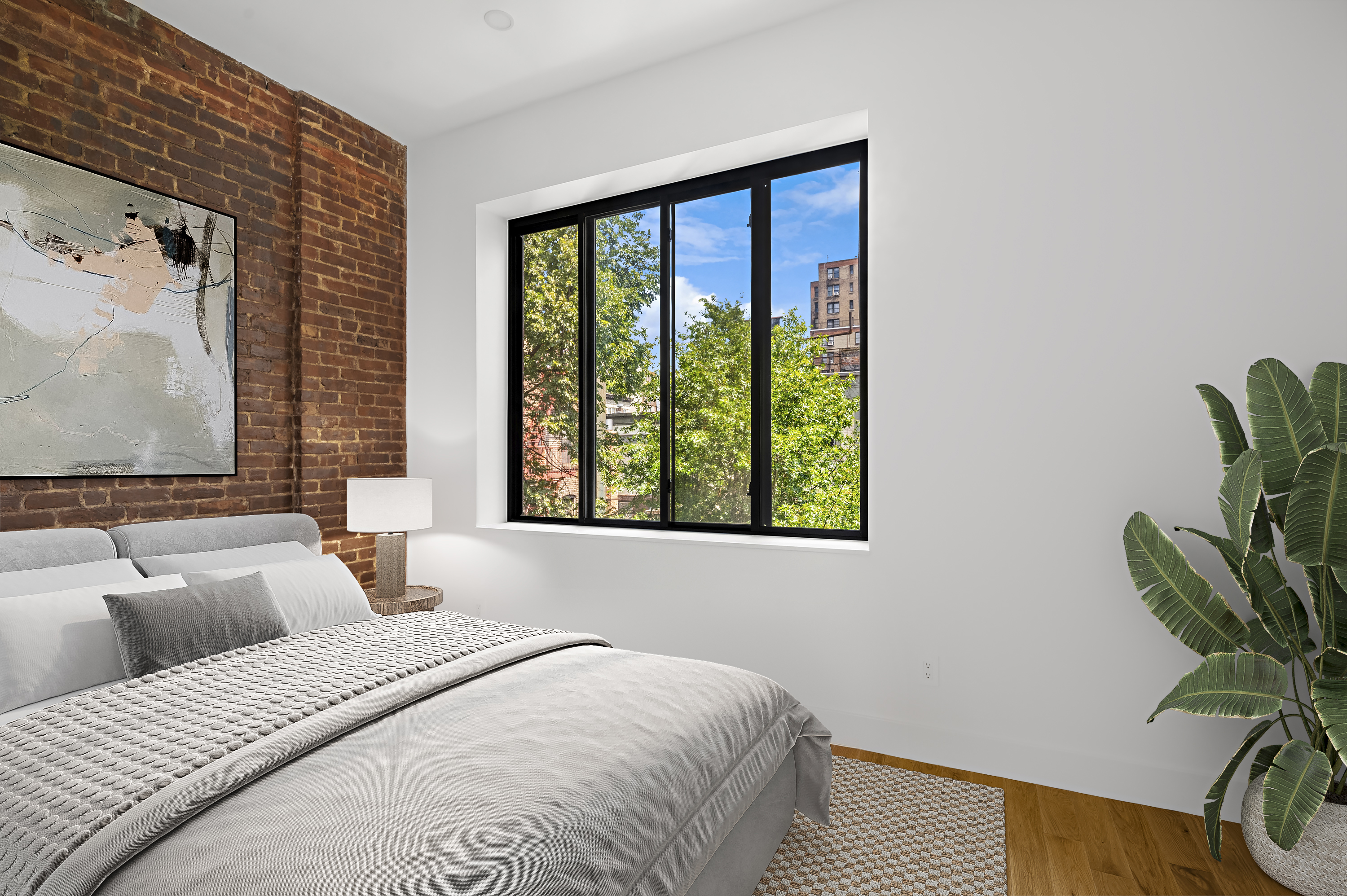 61 West 70th Street, Unit PH Manhattan, NY 10023 - Photo 12 of 18 a bedroom with a bed and a window