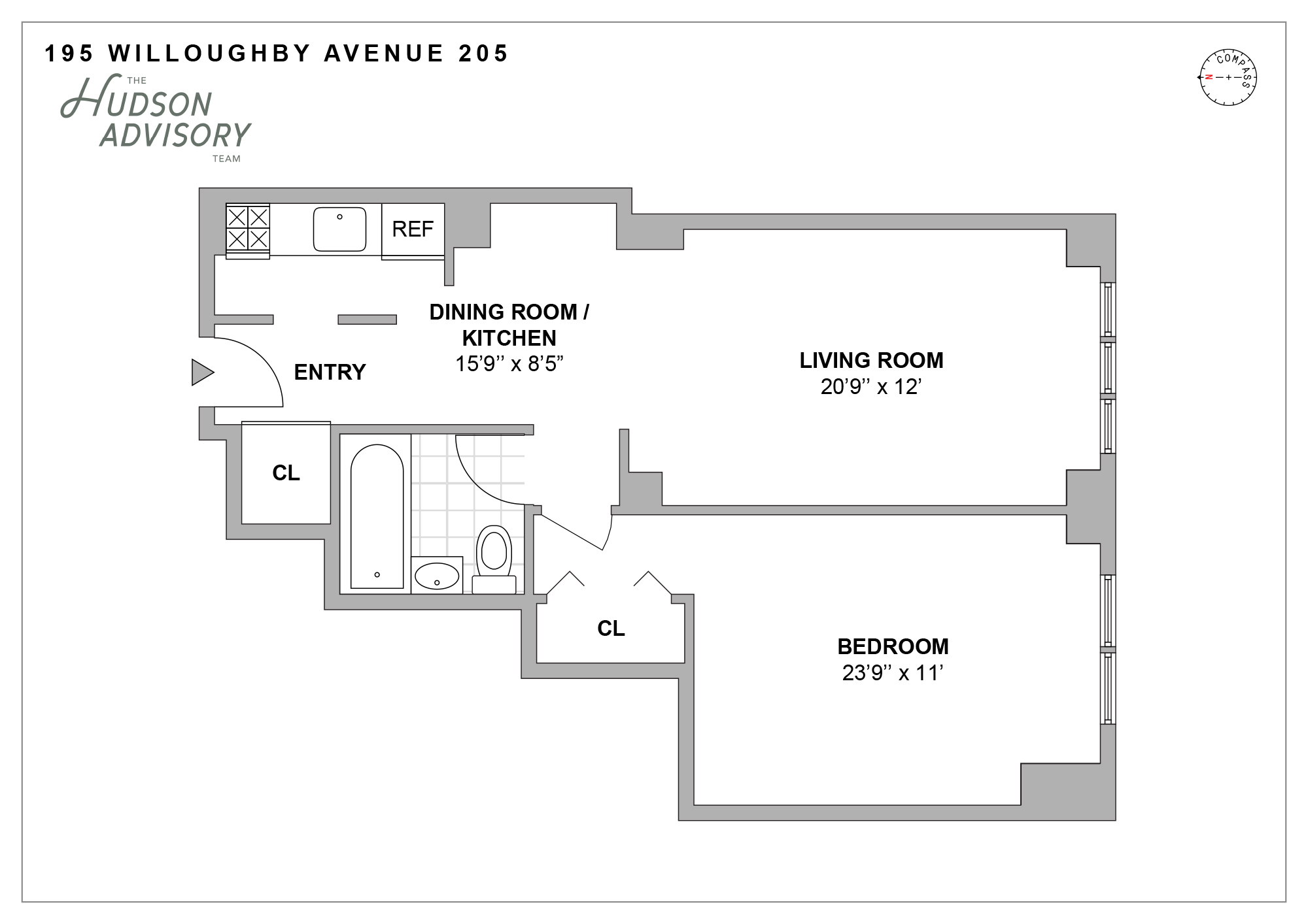 195 Willoughby Avenue, Unit 205 Brooklyn, NY 11205 - Photo 7 of 7 unknown