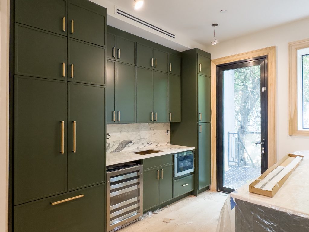 795 Quincy Street Brooklyn, NY 11221 - Photo 2 of 17 a bathroom with a granite countertop sink and a mirror