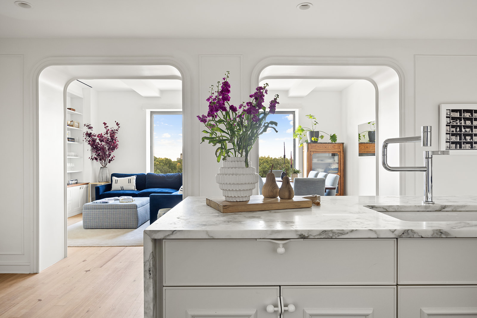 1 Prospect Park West, Unit 8C Brooklyn, NY 11215 - Photo 4 of 11 a view of living room with furniture and flower pot