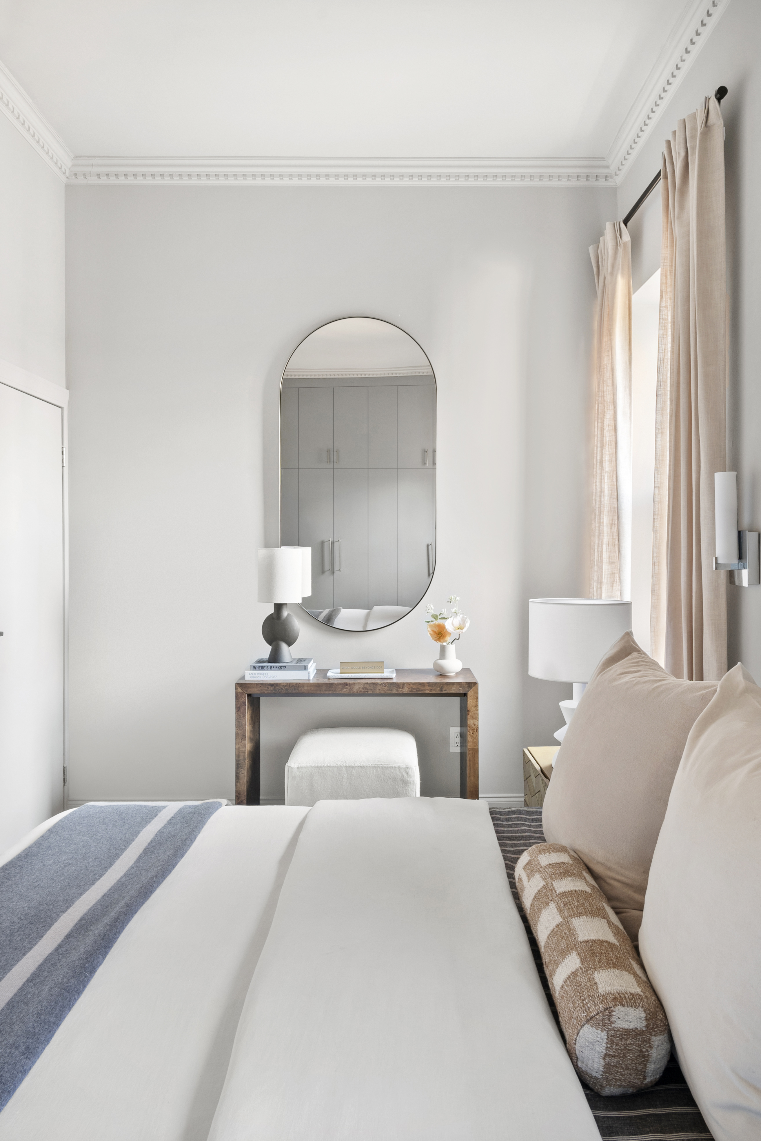 454 West 46th Street, Unit 5CS Manhattan, NY 10036 - Photo 15 of 25 a bedroom with a bed and a dresser