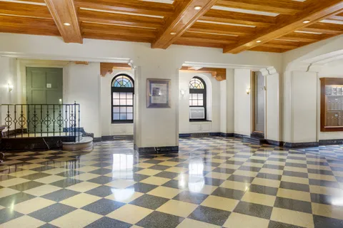 a view of a entryway with a rug