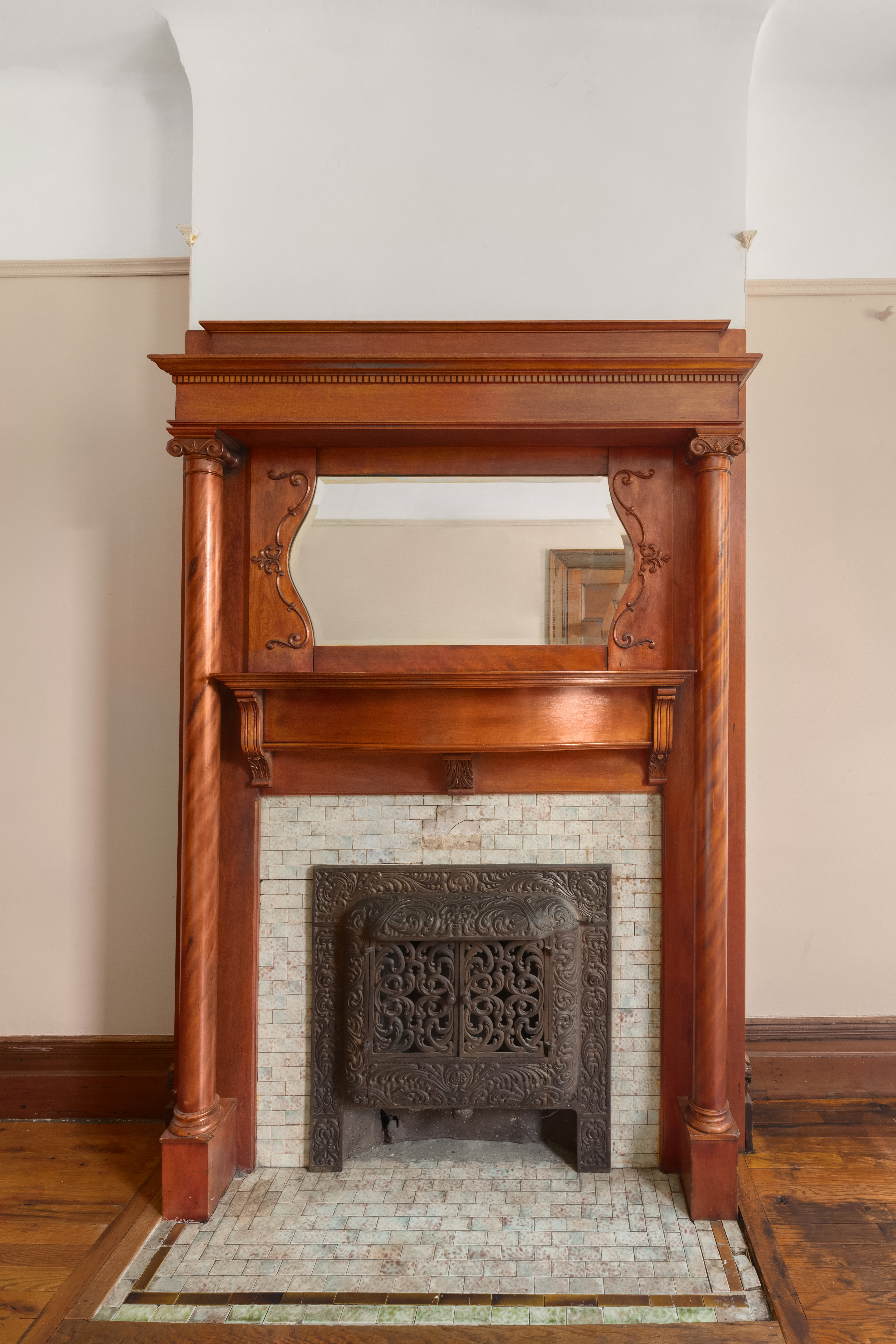 1135 Park Place Brooklyn, NY 11213 - Photo 7 of 18 a close view of a fireplace