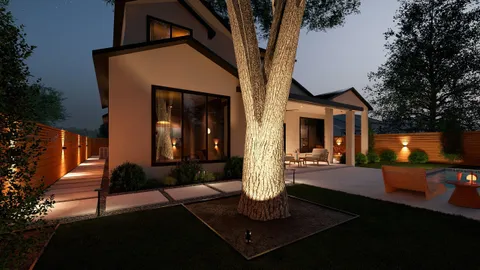 a view of house and patio with a yard