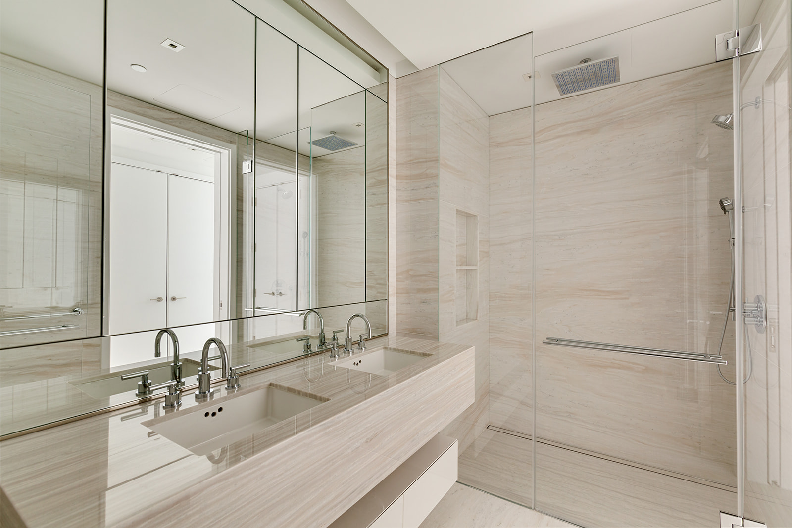 200 East 59th Street, Unit 11C Manhattan, NY 10022 - Photo 6 of 11 a bathroom with a bathtub and a sink