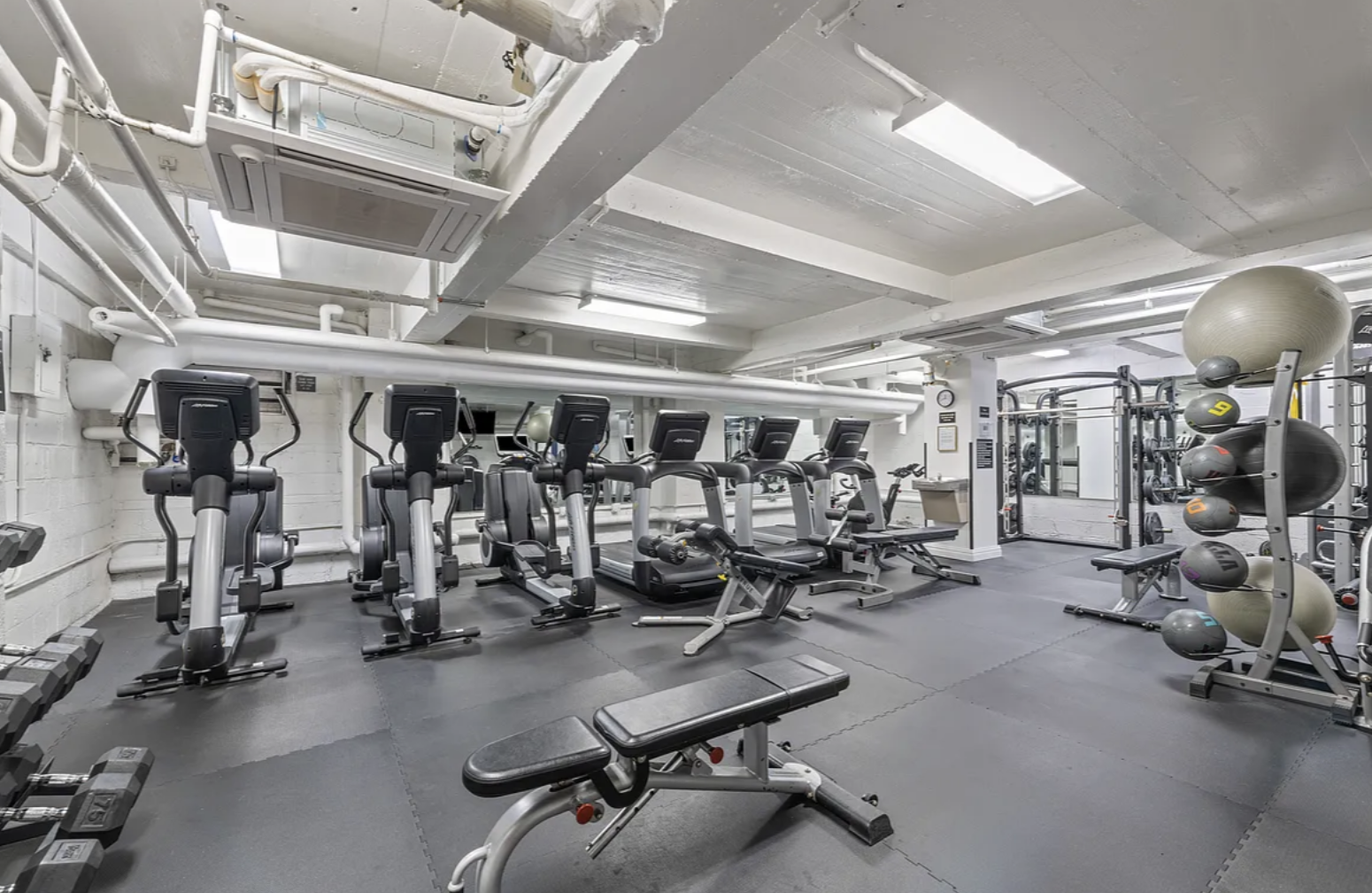 425 East 63rd Street, Unit W6A Manhattan, NY 10065 - Photo 10 of 11 a view of a room with gym equipment