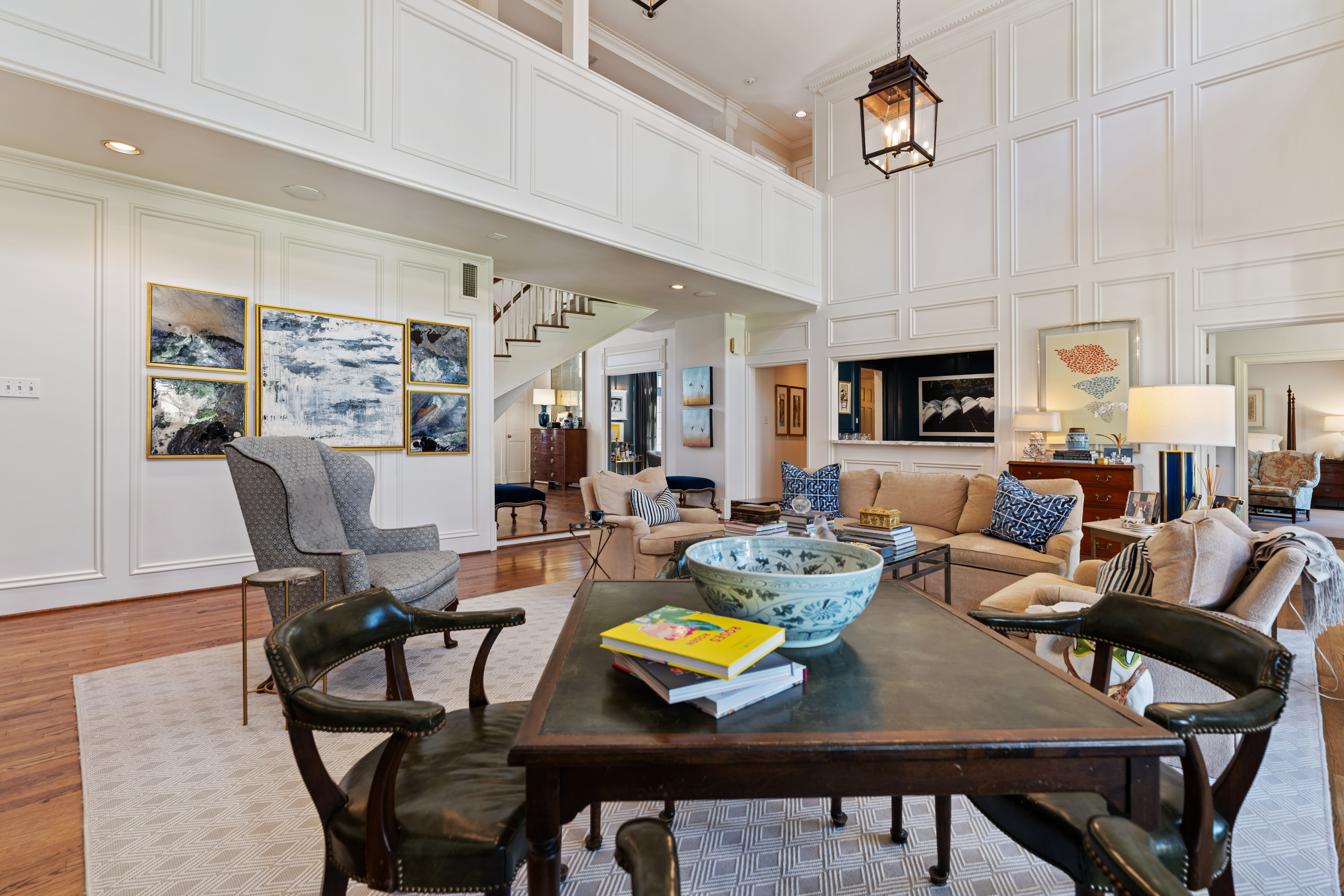 711 Pifer Road Houston, TX 77024 - Photo 15 of 53 a view of a dining room with furniture window and wooden floor