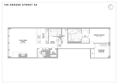 $4,495,000 | 109 Greene Street, Unit 5A | SoHo