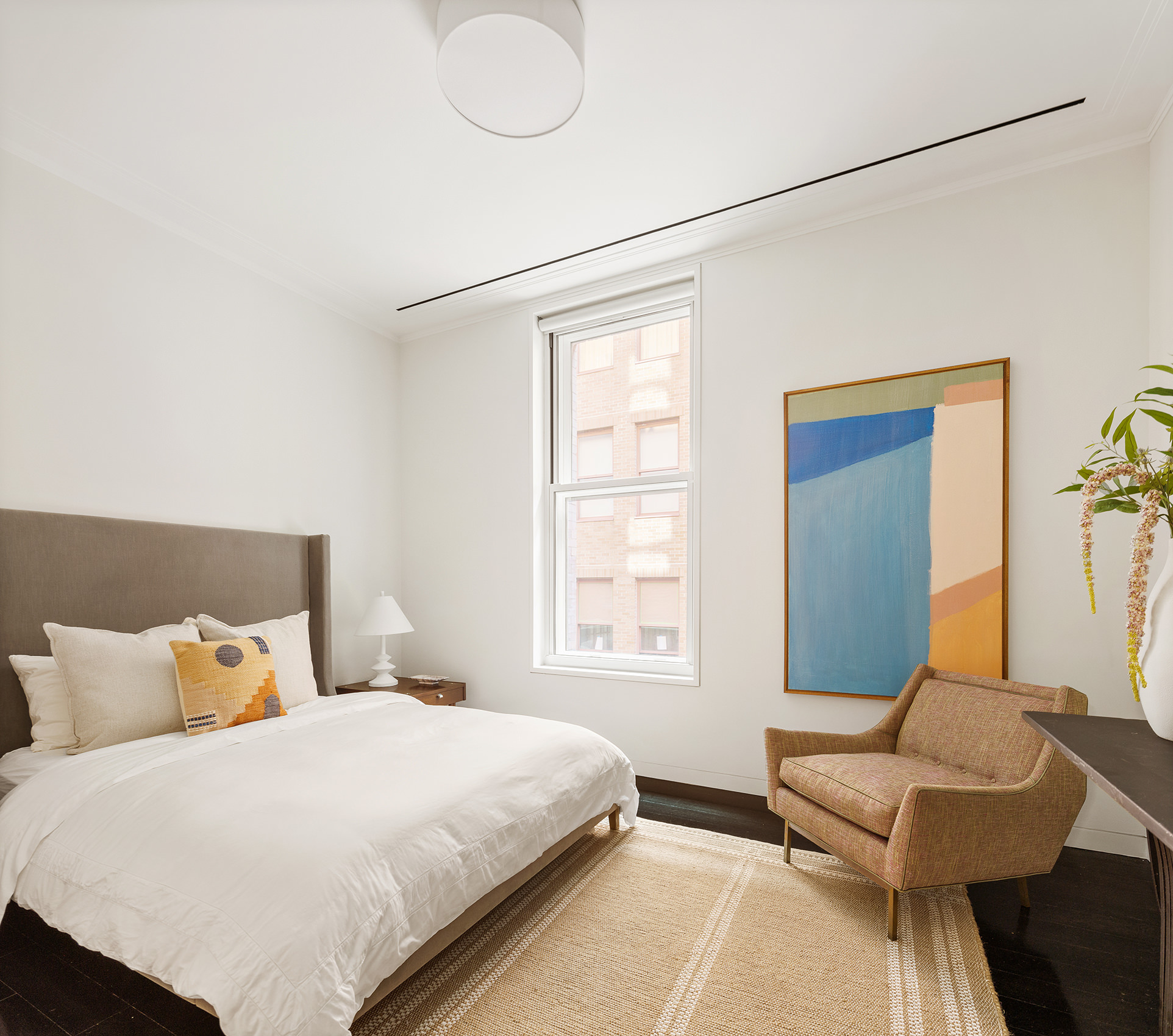 7 Harrison Street, Unit ATELIER Manhattan, NY 10013 - Photo 14 of 24 a bedroom with a bed and window