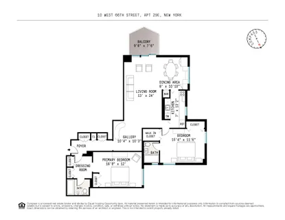 $2,395,000 | 10 West 66th Street, Unit 29E | Upper West Side