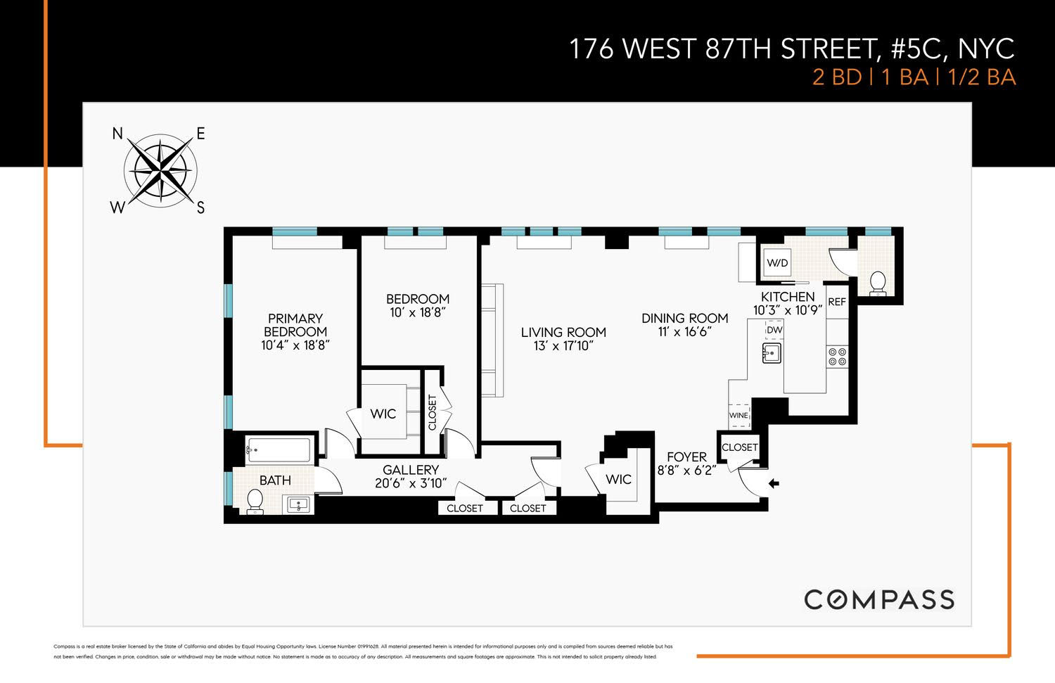 176 West 87th Street 5C Upper West Side New York NY 10024