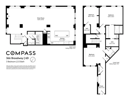 $3,995,000 | 366 Broadway, Unit 6D | TriBeCa