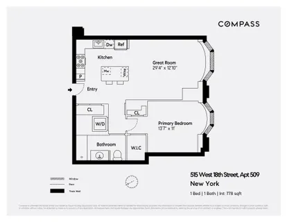 $10,000 | 515 West 18th Street, Unit 509 | Chelsea