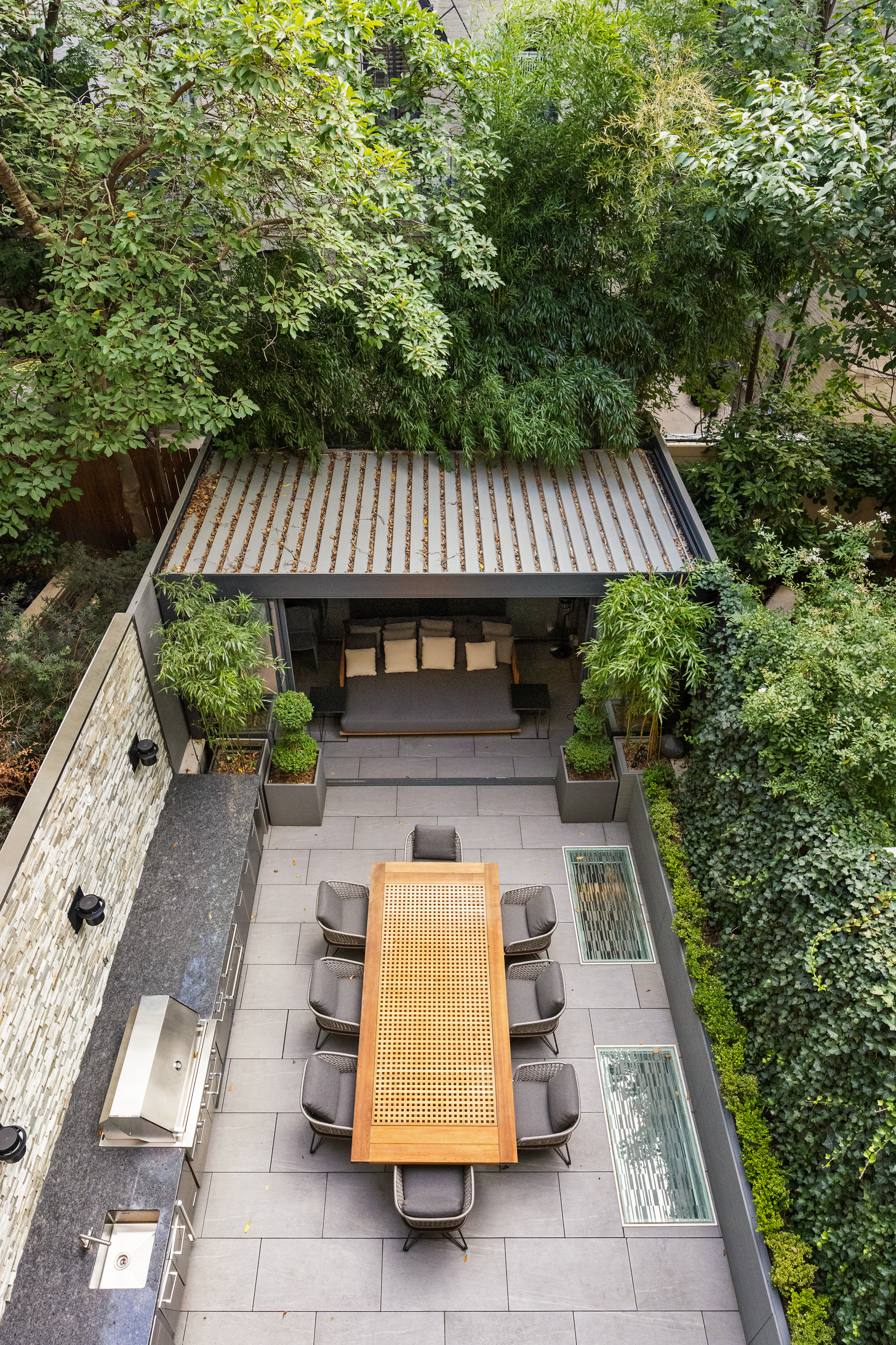 146 Waverly Place Manhattan, NY 10014 - Photo 34 of 41 a view of stairs and yard with green space