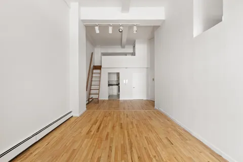 wooden floor in a gallery