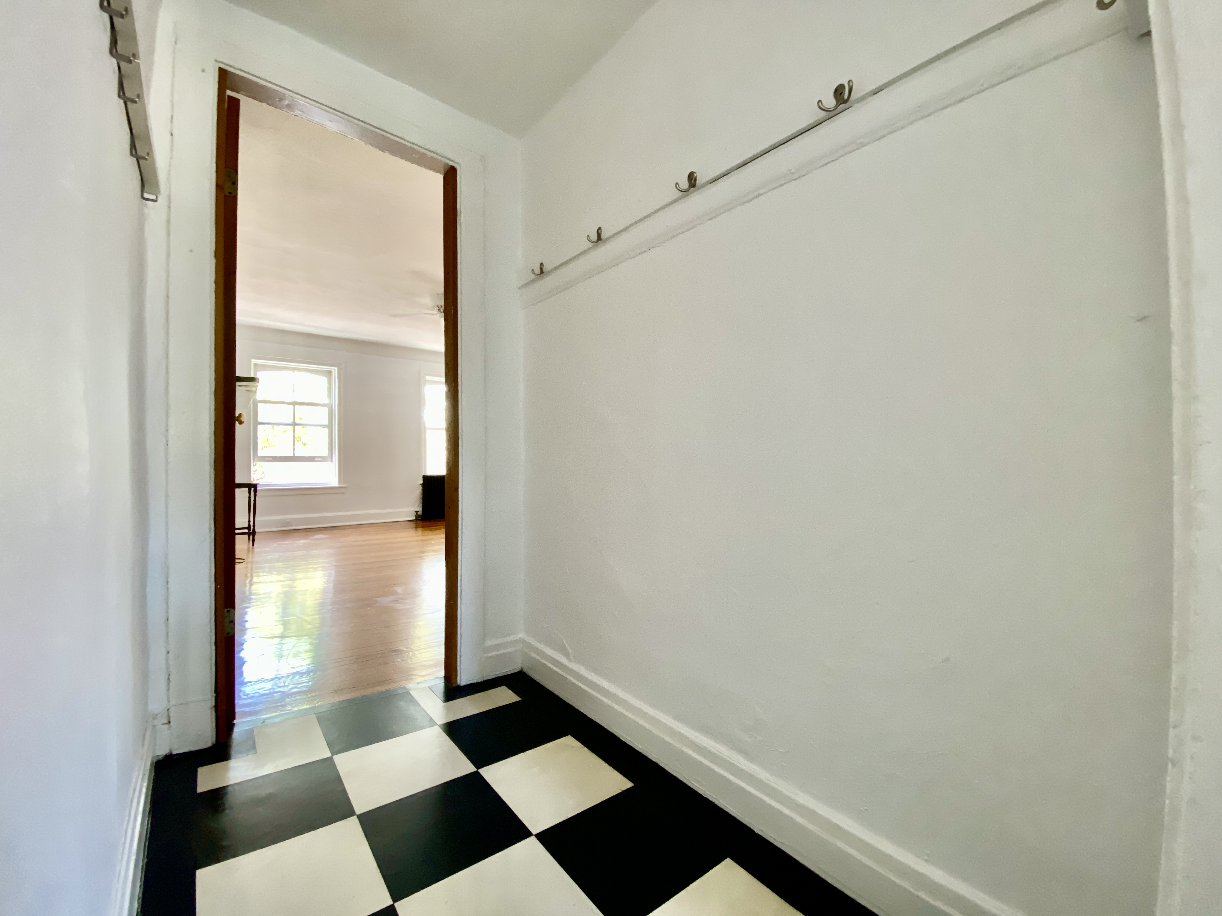 277 Warren Street, Unit 4 Brooklyn, NY 11201 - Photo 5 of 7 a view of a closet area with wooden floor