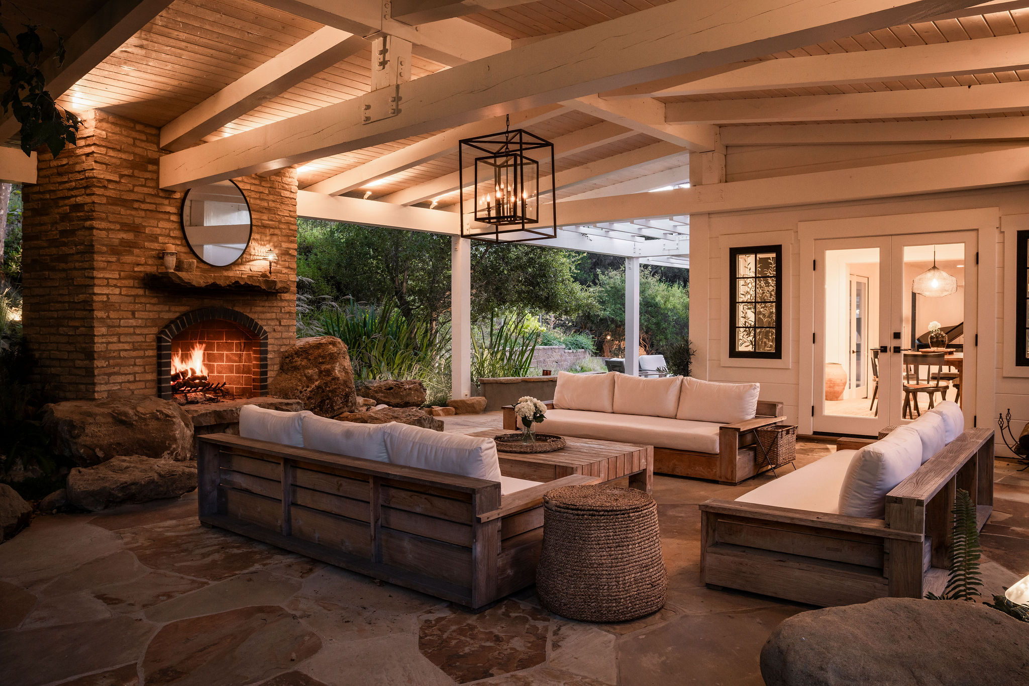 560 Cold Canyon Road Calabasas, CA 91302 - Photo 4 of 84 a living room with fireplace furniture and a large window