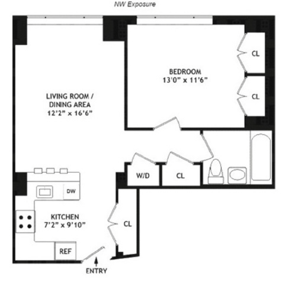 635 West 42nd Street, Unit 17D Manhattan, NY 10036 - Photo 6 of 6 a picture of a book and a book