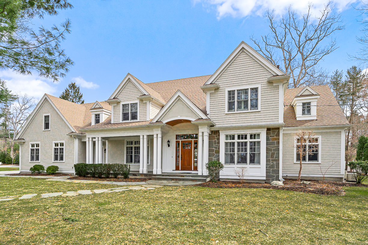 Country Way Needham, MA 02492 - Photo 1 of 27 a front view of a house with a yard