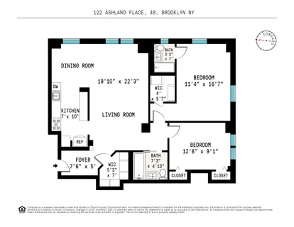 $5,500 | 122 Ashland Place, Unit 4B | Downtown Brooklyn