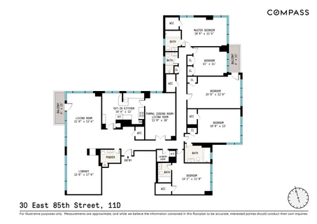 $9,950,000 | 30 East 85th Street, Unit 11D | Upper East Side