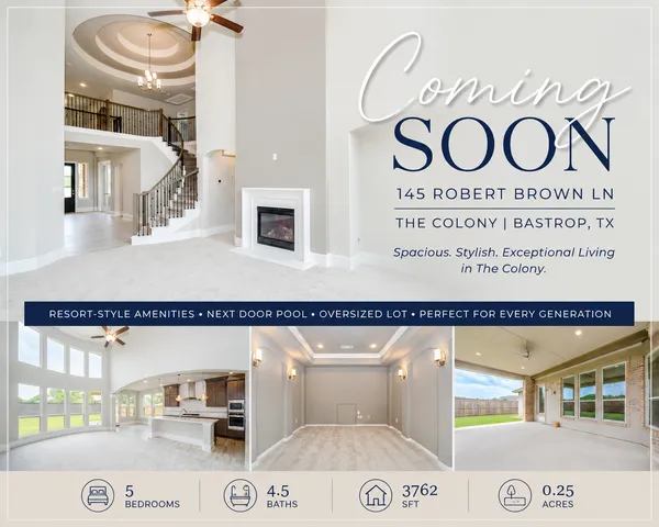 $690,000 | 145 Robert Brown Lane, Bastrop, TX 78602