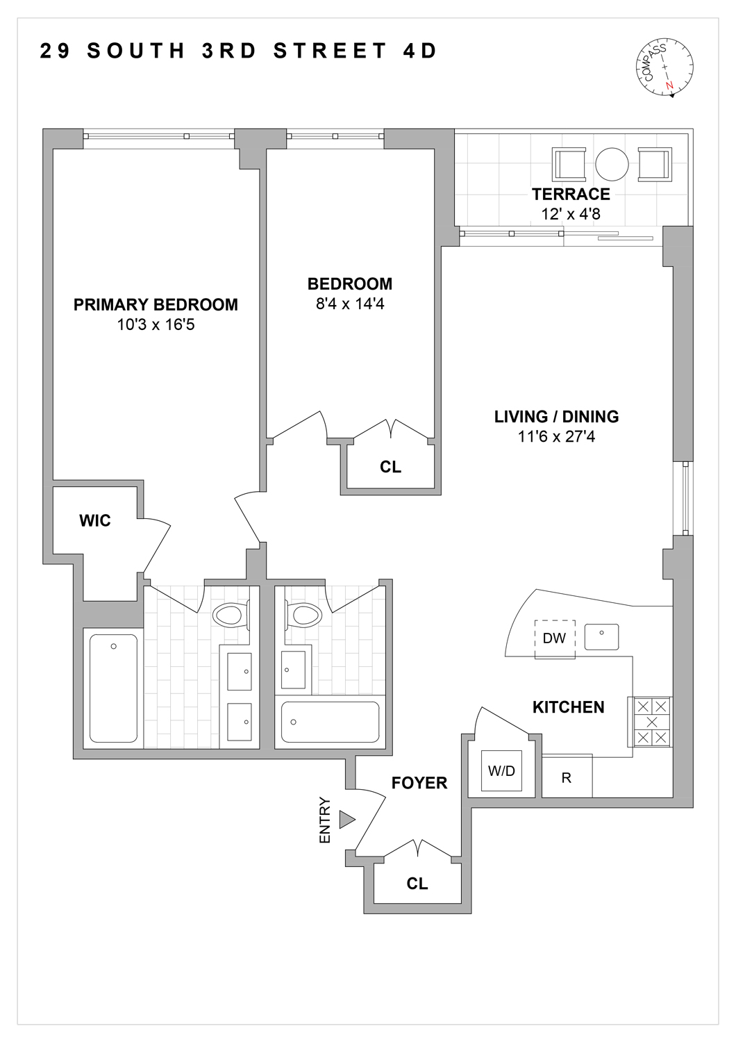 29 South 3rd Street, Unit 4D Brooklyn, NY 11249 - Photo 14 of 14