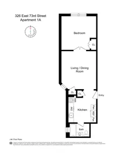 $395,000 | 326 East 73rd Street, Unit 1A | Lenox Hill