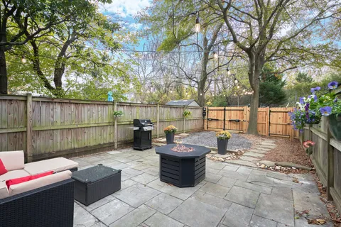 a view of a outdoor space with sitting area
