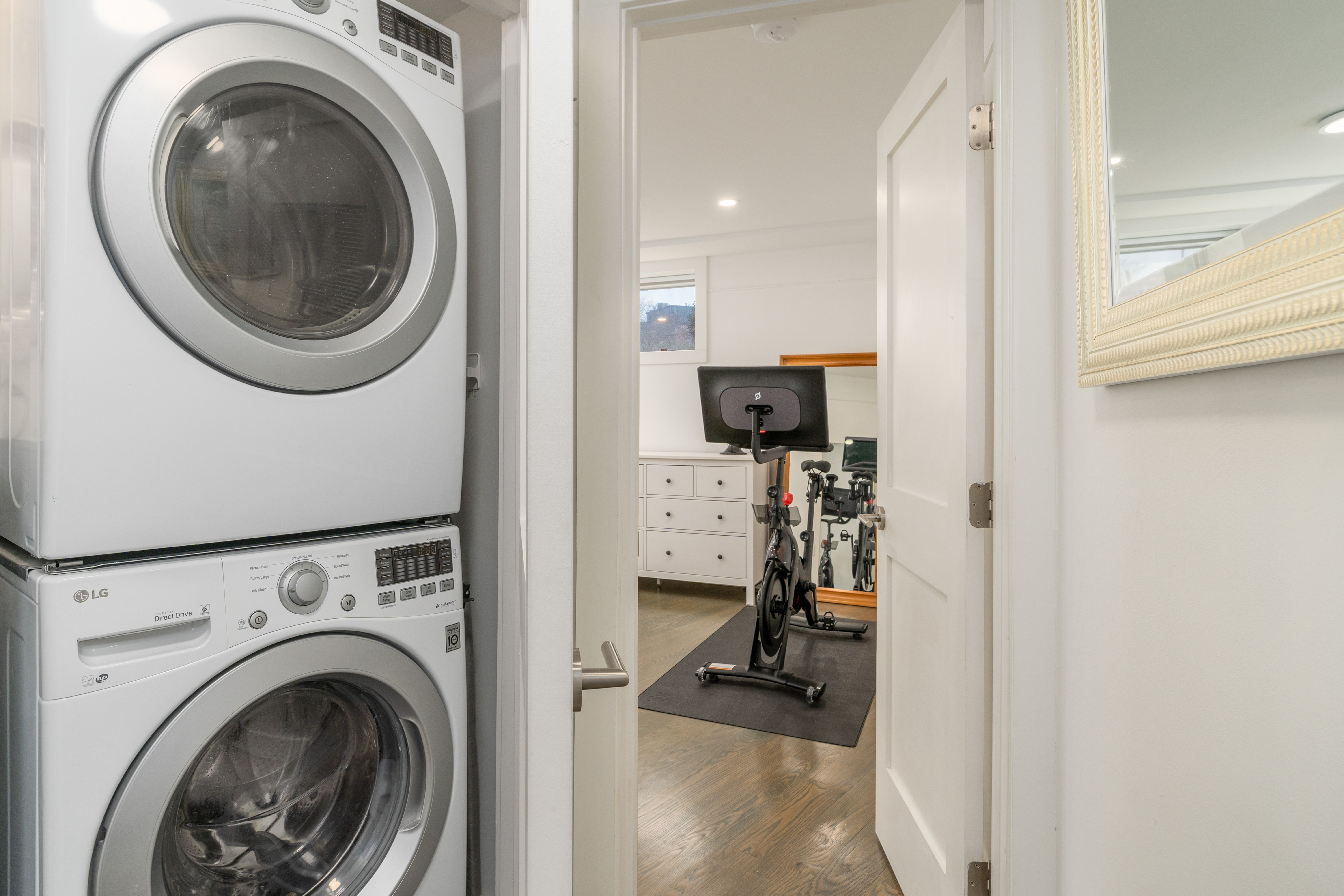 1740 New Jersey Avenue Northwest, Unit 2 Washington, DC 20001 - Photo 22 of 35 a view of a storage and utility room with a washer and dryer