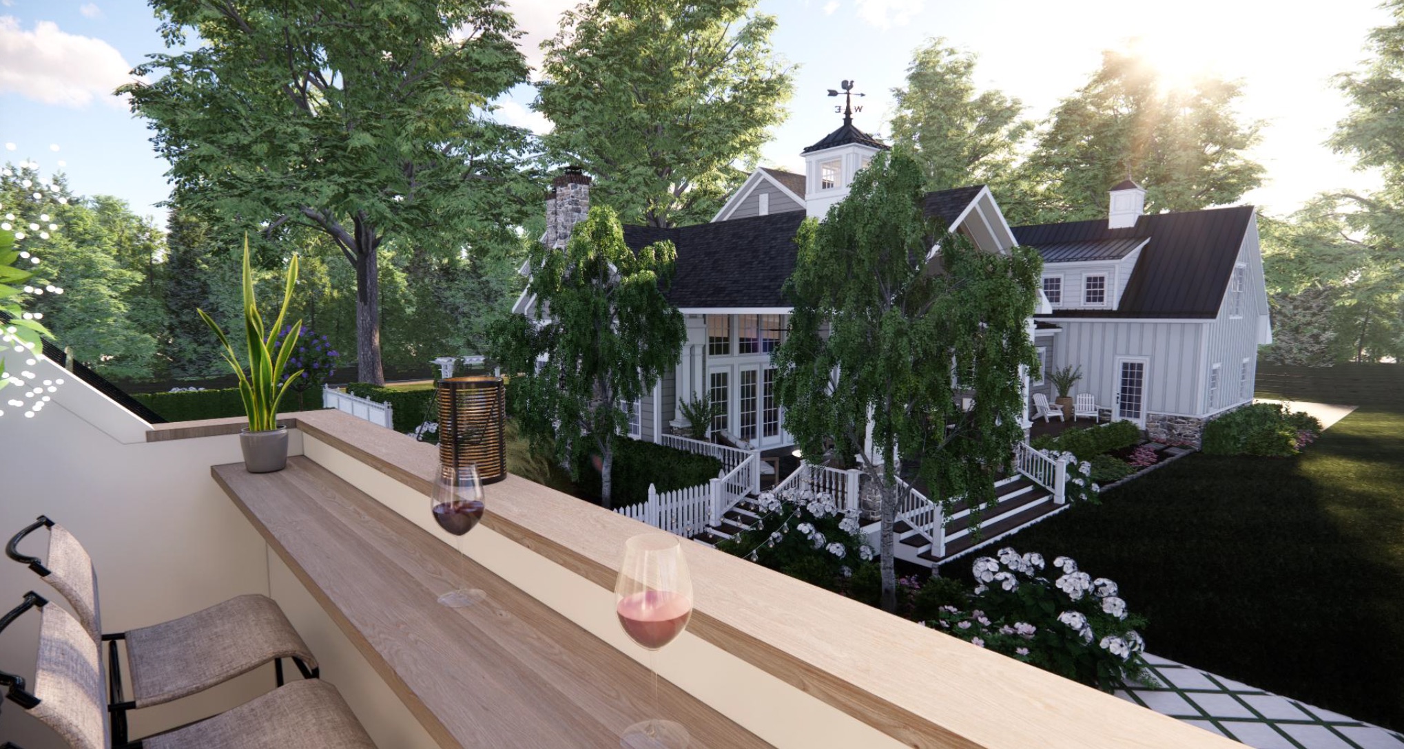 321 Lurgan Road New Hope, PA 18938 - Photo 12 of 30 a view of house with a yard and sitting area