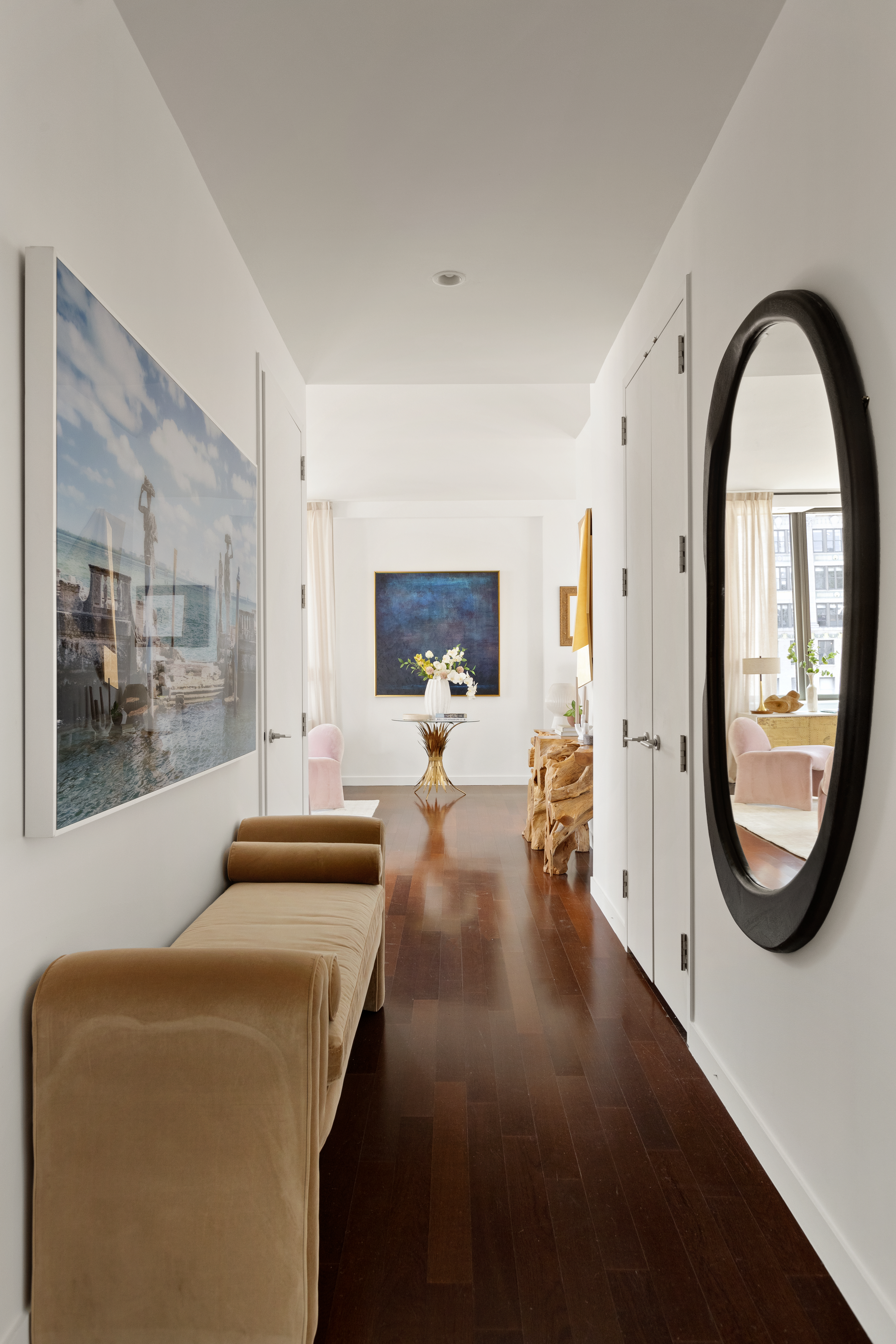 4 West 21st Street, Unit 16A Manhattan, NY 10010 - Photo 7 of 15 a view of living room with furniture and a large window