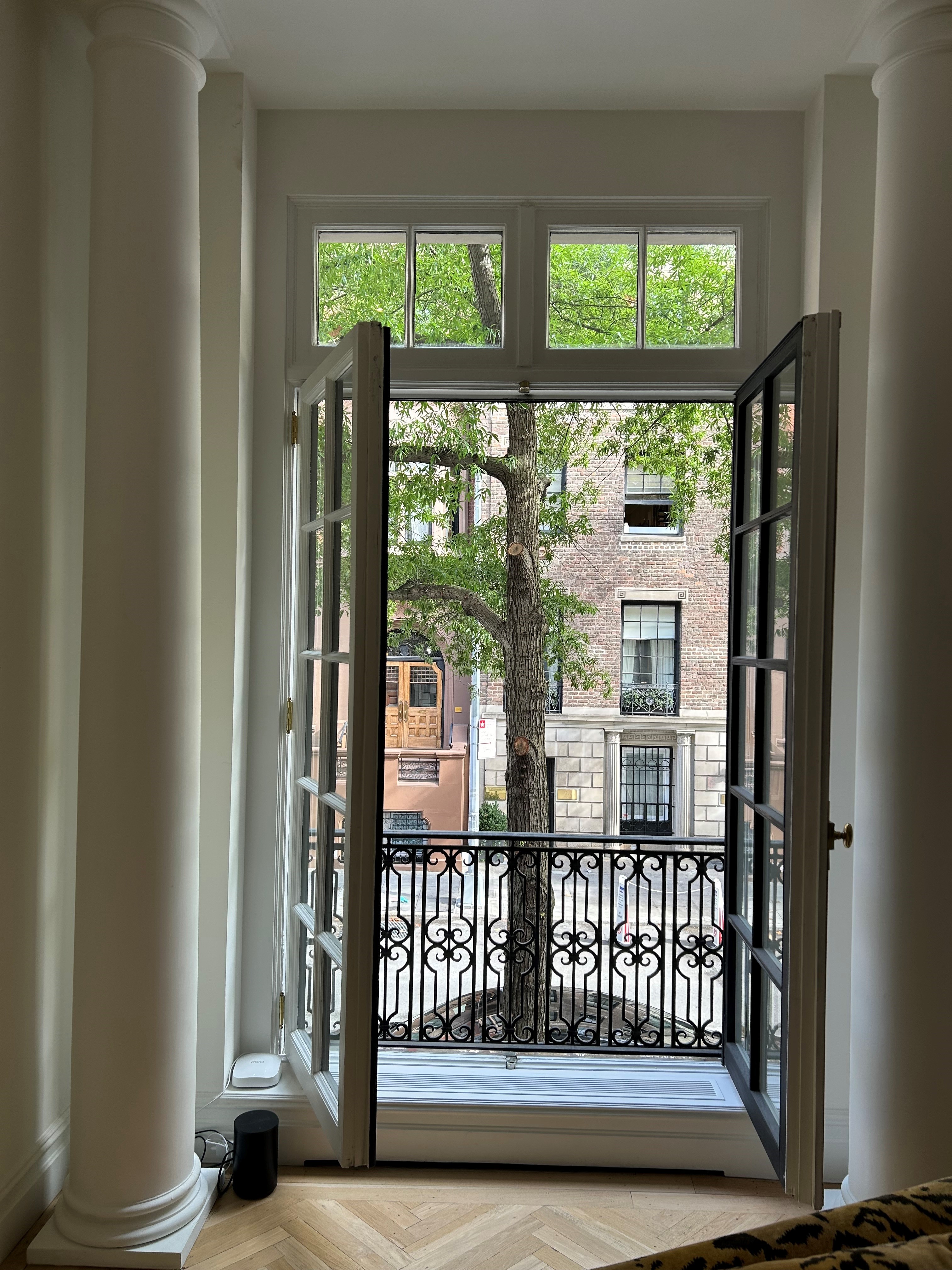 36 East 69th Street, Unit 2AB Manhattan, NY 10021 - Photo 6 of 26 a view of porch with a floor to ceiling window