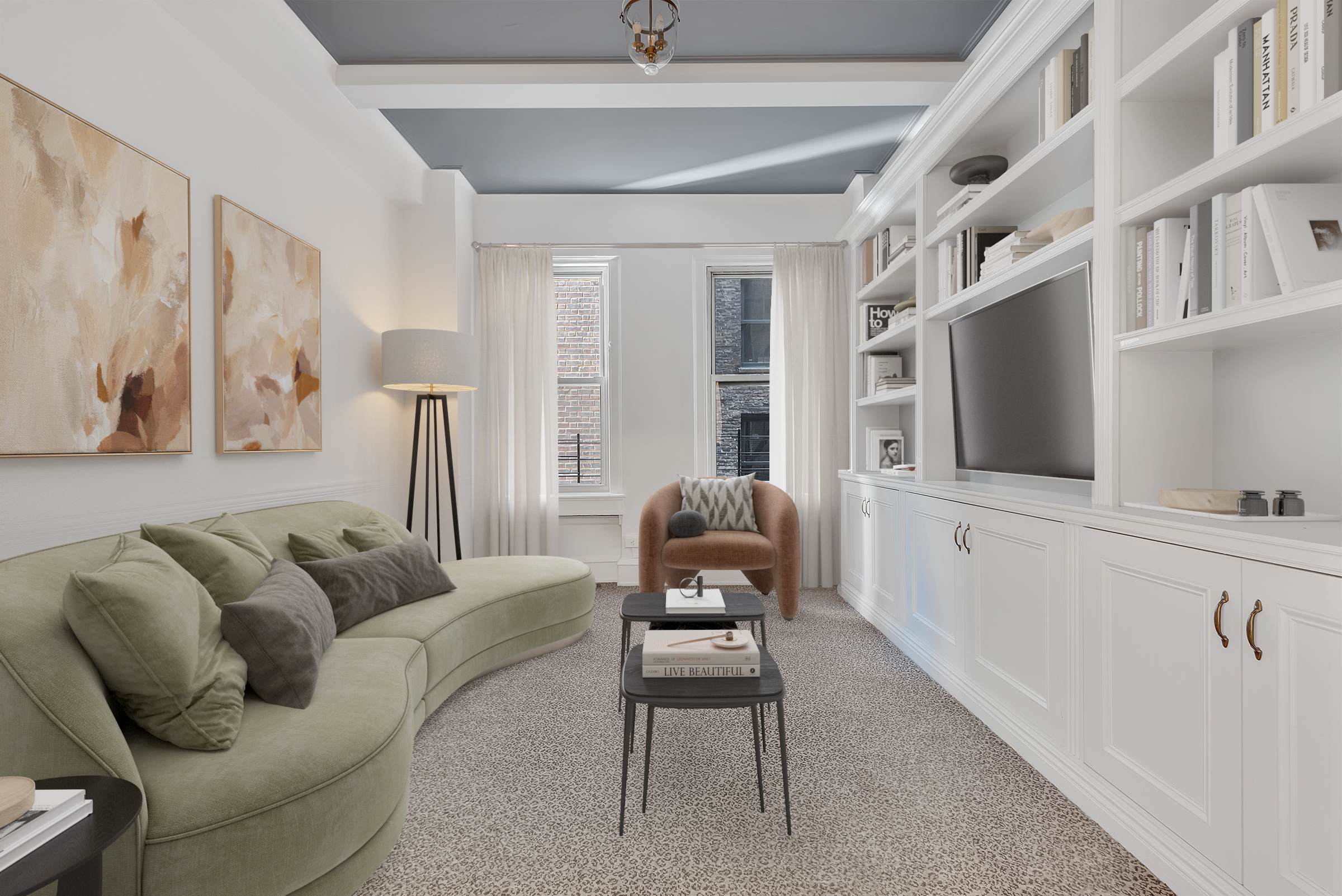 1045 Park Avenue, Unit 5A Manhattan, NY 10028 - Photo 4 of 10 a living room with furniture