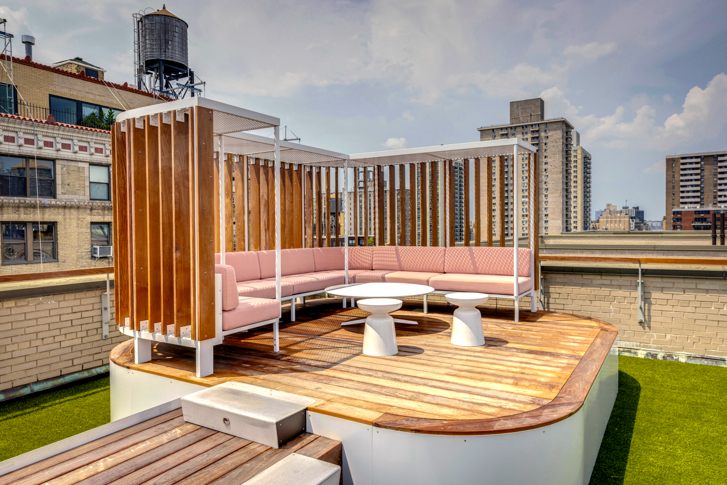 333 Central Park West, Unit 11 Manhattan, NY 10025 - Photo 18 of 21 a view of a patio with a table chairs and couches in the patio
