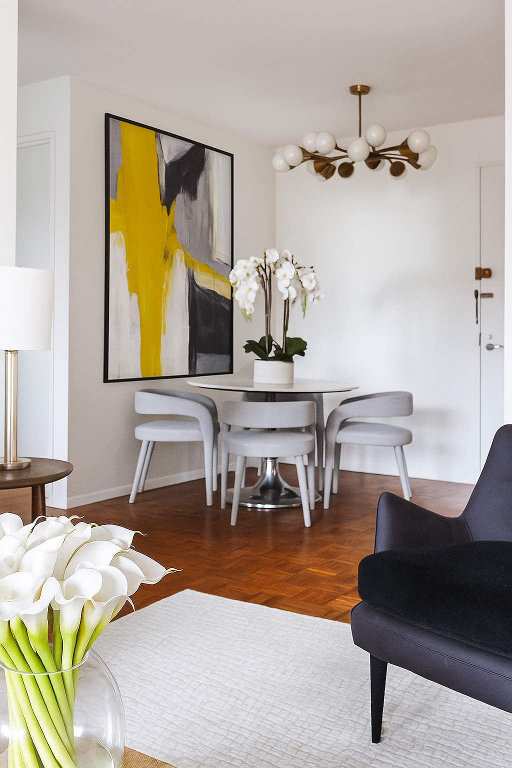 2 South End Avenue, Unit 7B Manhattan, NY 10280 - Photo 5 of 17 a bedroom with a bed and dresser