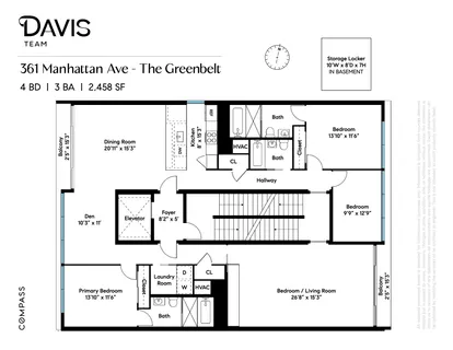 $2,800,000 | 361 Manhattan Avenue, Unit 3AB | Williamsburg