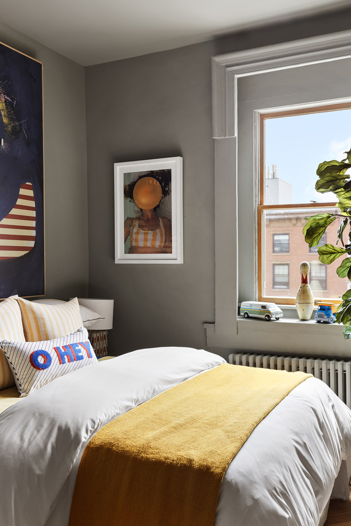 115 A 2nd Place Brooklyn, NY 11231 - Photo 17 of 27 a bedroom with a bed and a window