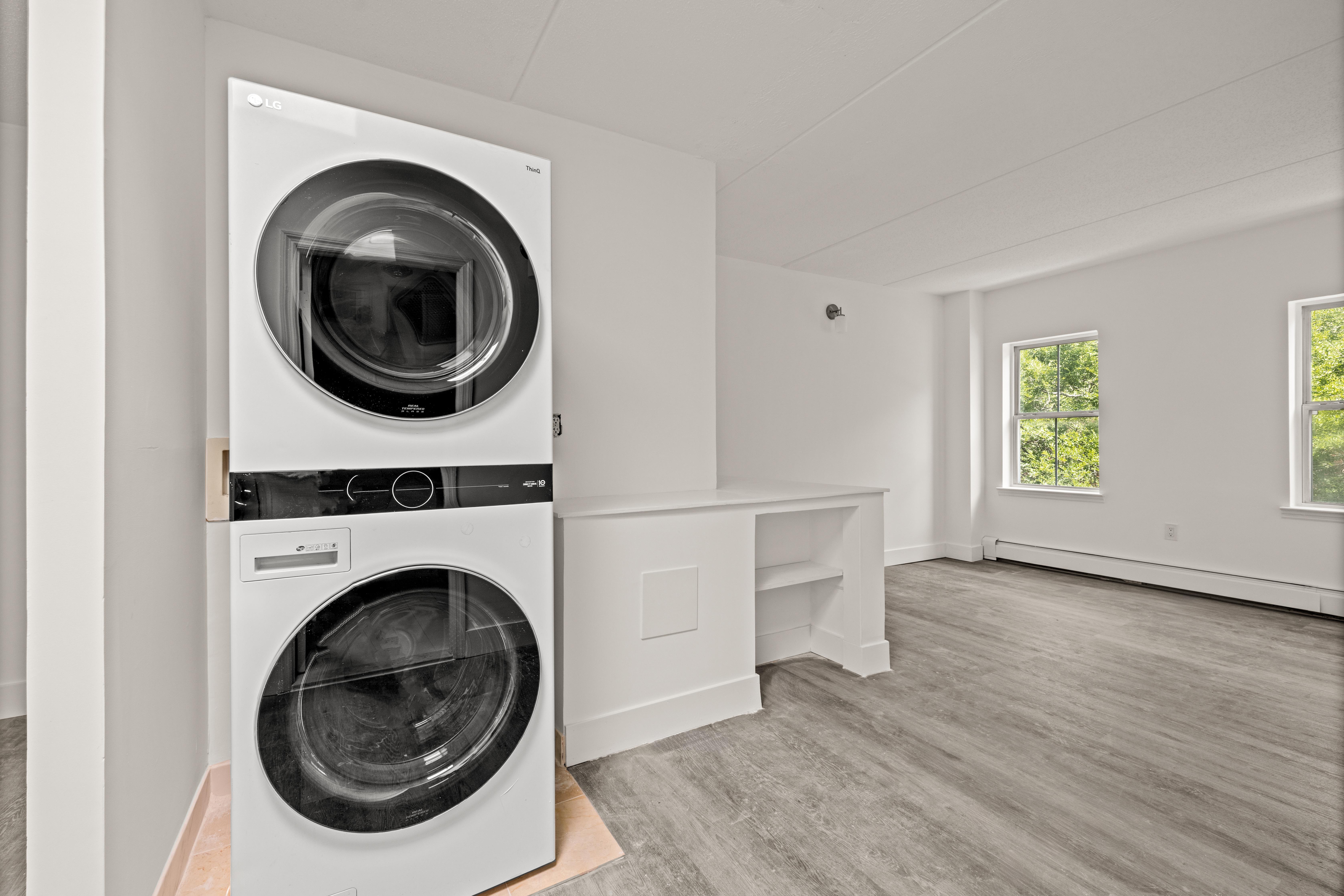175 Eldert Street, Unit 2 Brooklyn, NY 11207 - Photo 8 of 15 a view of a storage & utility room with washer and dryer
