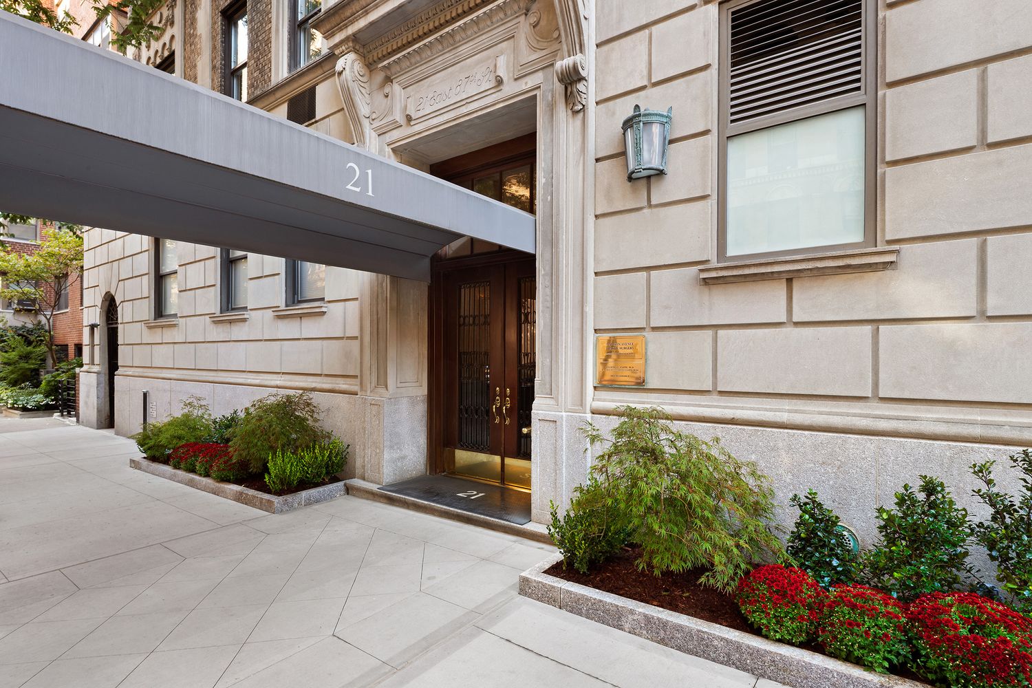 a view of a entryway of the house front of house
