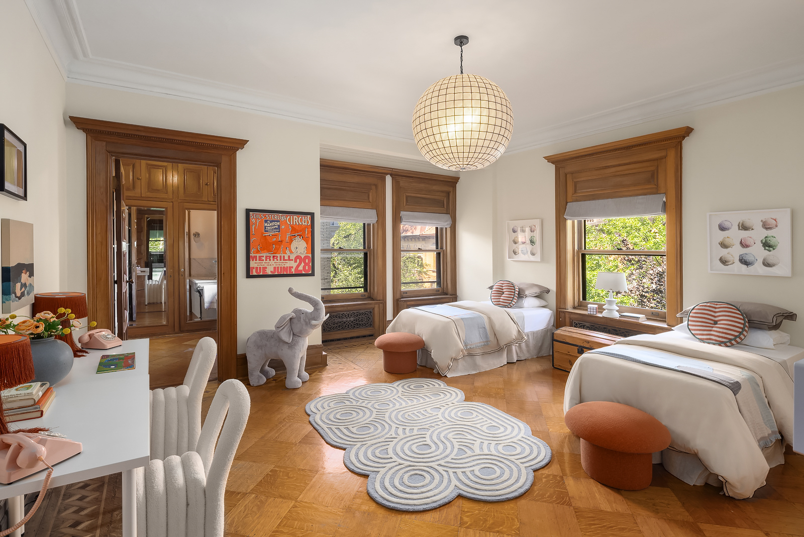 18 Prospect Park West Brooklyn, NY 11215 - Photo 26 of 40 a spacious bedroom with two beds and a window